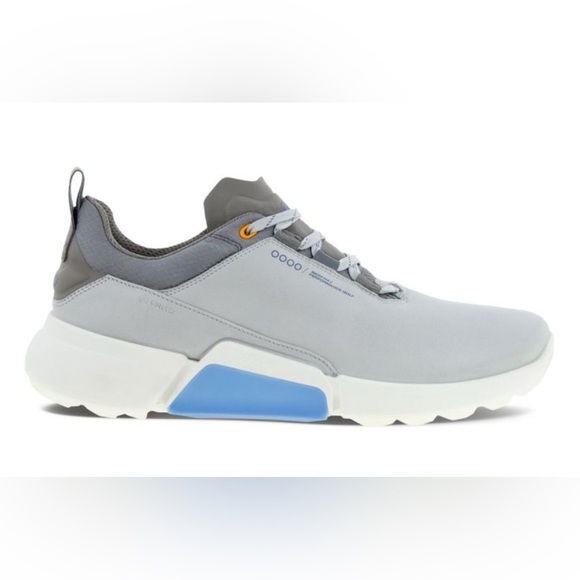 Ecco Men’s Biom H4 Golf Shoes-Leather-Gore-Tex-Concrete-Various Sizes NIB - Picture 2 of 10